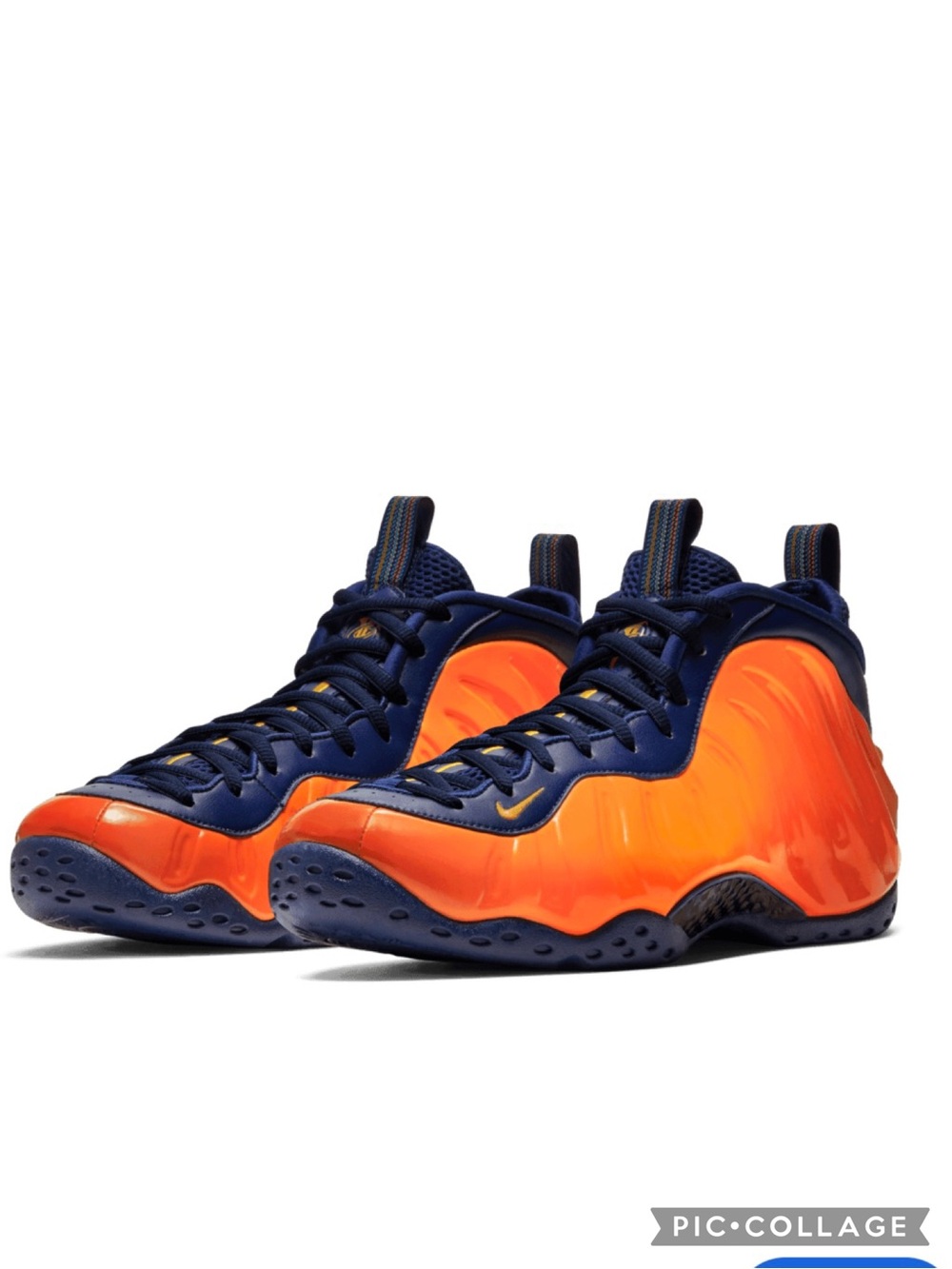 Nike Air Foamposite One Blue Void Rugged Orange Men’s Basketball Sneaker 13